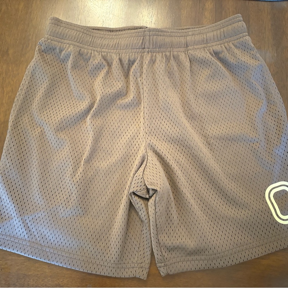Overtime youth xl Tan Mesh Shorts